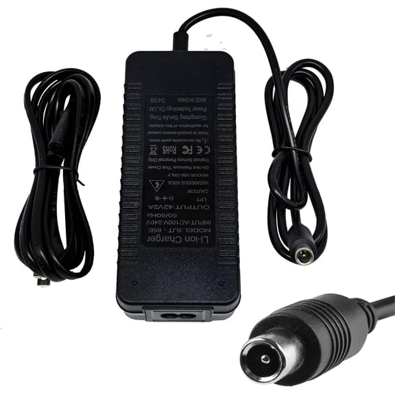 42V 2A Adapter Charger Fit For VOLPAM SP03, SP06, SP06 GS, SPT6, SPT7, SP08 Using 36V Battery