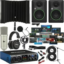 PreSonus Studio 24c USB‑C 2×2 Audio Interface Bundle with CR‑style Monitors, DAW & Recording Kit