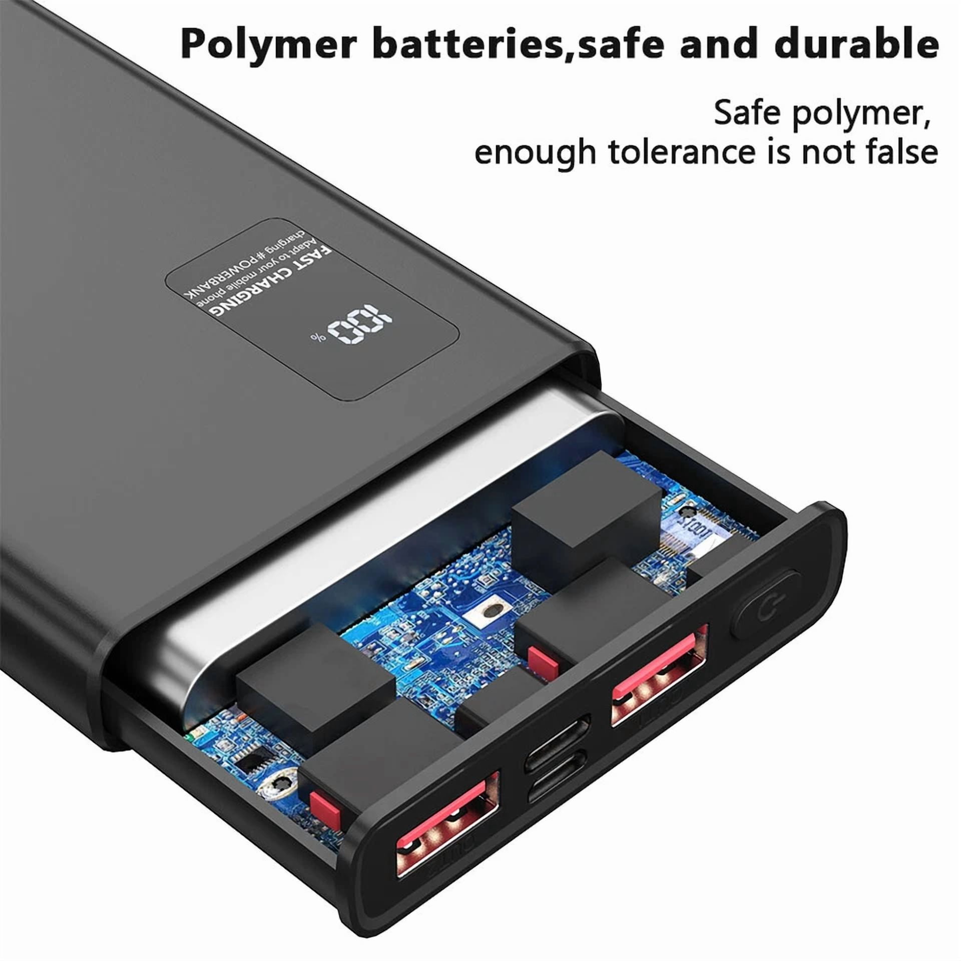 New Power Bank 10000Mah Charging Portable External Battery Backup For Cell Phone