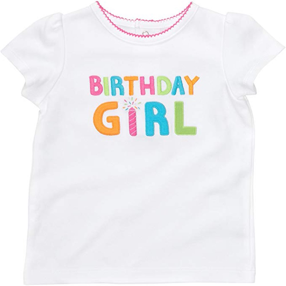 Carter's CARTER'S TOP SHIRT GIRLS BIRTHDAY GIRL 18 MONTHS WHITE