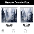 thumbnail image 5 of Durable Waterproof Polyester Shower Curtain Odorless Perfect for Your Bathroom Decor 60x72inch, 5 of 5