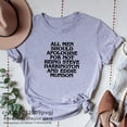thumbnail image 3 of Camiseta de Eddie Munson Stranger Things con estampado de letras vintage Todos los hombres deberían disculparse Camiseta de cuello redondo Camisetas de verano para mujer, 3 of 4