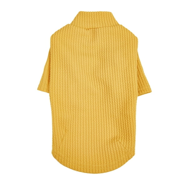 Printing Dog Shirt for Small Medium Pets Lovely Cute Cat Dog Tee Tops Stretchy Female Apparel for Puppy Dogs Cats Yellow Medium