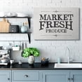 thumbnail image 2 of Stupell Home Décor Market Fresh Produce Wood Texture Farm Word Design Canvas Wall Art by Gigi Louise, 2 of 6