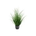 thumbnail image 2 of Indoor Plants Artificial Plant, 23" Tall, Grass, Indoor, Faux, Fake, Table, Greenery, Potted, Real Touch, Decorative, Green Grass, Black Pot,Artificial Flowers, 2 of 5