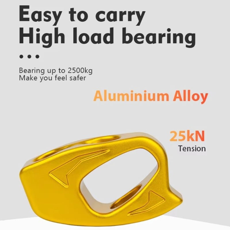 Compacts Climbing Rope Adjuster Aluminum Alloys Climbing Ascender Easy to Use