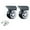 large light gray, variant on Heavy Duty Luggage Wheel Replacement Trolley Casters Double Row 360 Degree Suitcase SilentWheels 2pcs with Screw