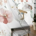 thumbnail image 5 of Pink Floral Sheer Curtains 72 Inches Long 2 Panels Set, Window Sheer Curtains for Living Room/Bedroom, Farmhouse Watercolor Spring Flowers Herbs Light Filtering Rod Pocket Curtain 52'' x 72'' x 2, 5 of 7