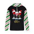 thumbnail image 3 of Sudadera con capucha para hombre, estilo informal, con cordón, estampado de letras teñidas, blusa de poliéster para hombre, 3 of 3
