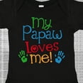 thumbnail image 4 of Inktastic My Papaw Loves Me Boys or Girls Baby Bodysuit, 4 of 5