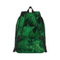 thumbnail image 3 of Balery Green Leave Fern Vintage Canvas Backpack for Men and Women - Large Capacity, Durable Travel Laptop Bag for School, Work, Hiking, and Outdoor Activities, 3 of 7