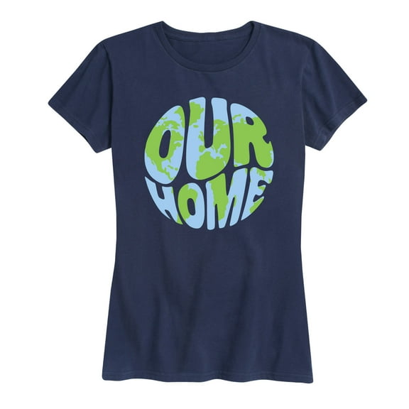 Instant Message - Our Home Earth - Women's Short Sleeve Graphic T-Shirt