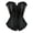 Black, variant on Corsets for Women Overbust Bustier Wedding Lace Up Boned Plus Size Bodyshaper Costume Top Black XS