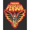 thumbnail image 2 of Men's Rick And Morty Phoenix Person  Graphic Tee Charcoal Small, 2 of 5
