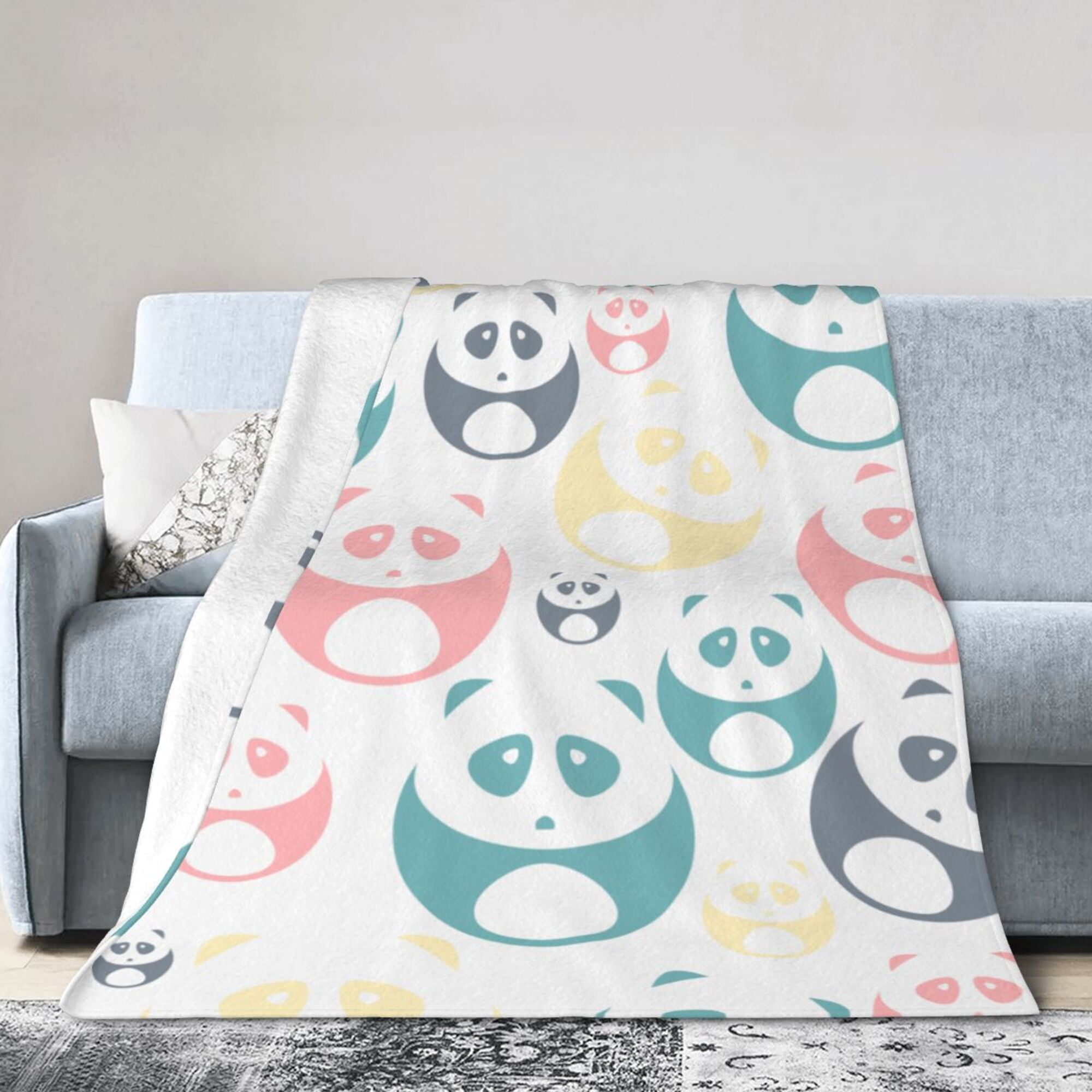 DouZhe UltraSoft Micro Fleece Lightweight Flannel Bed Blanket, Cartoon