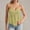 Yellow, variant on SNKSDGM Women's Plus off the Shoulder Tops for Women Plus Size Spaghetti Strap Tank Top Pack Black Women's Summer Fashion Casual Chiffon Lace Trim Camisole Top L