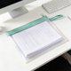 thumbnail image 1 of Clear Frosted TPU Waterproof Portable File Bag Document Pouch For Papers And Office Supplies, 1 of 6