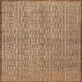 thumbnail image 1 of Ahgly Company Machine Washable Indoor Square Contemporary Mahogany Brown Area Rugs, 4' Square, 1 of 7