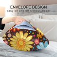 thumbnail image 4 of Yayeee Pillowcase Queen Size Set of 2 Satin Wrinkle Resistant Pillow Case, Blooming Flowers, 4 of 8