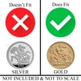 thumbnail image 2 of 9ct Gold Jewelco London Loop Spiral Frame Full Sovereign Coin Mount Pendant, 2 of 5