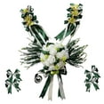 thumbnail image 1 of 12 Pieces Wedding Car Decorations Silk Bows, 1 of 8