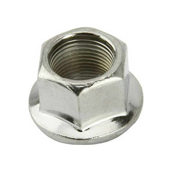 Flange Nut 14mm Chrome. Bicycle nut, bike nut, lowrider, beach cruiser, chopper, mountain, limo