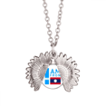 thumbnail image 1 of Soy de Laos Collar de girasol collar collar collar colgante, 1 of 3