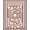 Pink Black, Pattern 8, variant on Design&I 8'x10' Washable Area Rug Snag-Free Pink Maze Inspired Geometric Interlocking Grid Motif Abstract for Dining Room, Large Office, Lounge