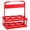 Red, variant on MOQIN Foldable Beer Bottle Carrier 6 Bottles, Drinks Container for Outdoor BBQ Picnic, Collapsible, Coffee Carrier with Handle Wine, Cocktails, Portable Drink