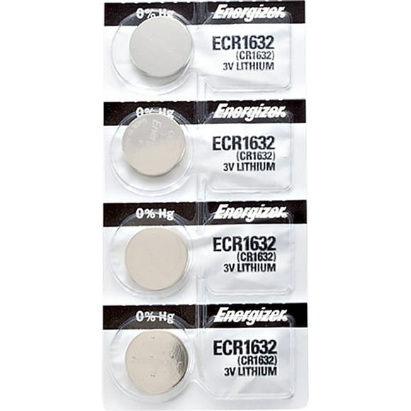4 x Energizer CR1632 Batteries, Lithium Battery 1632