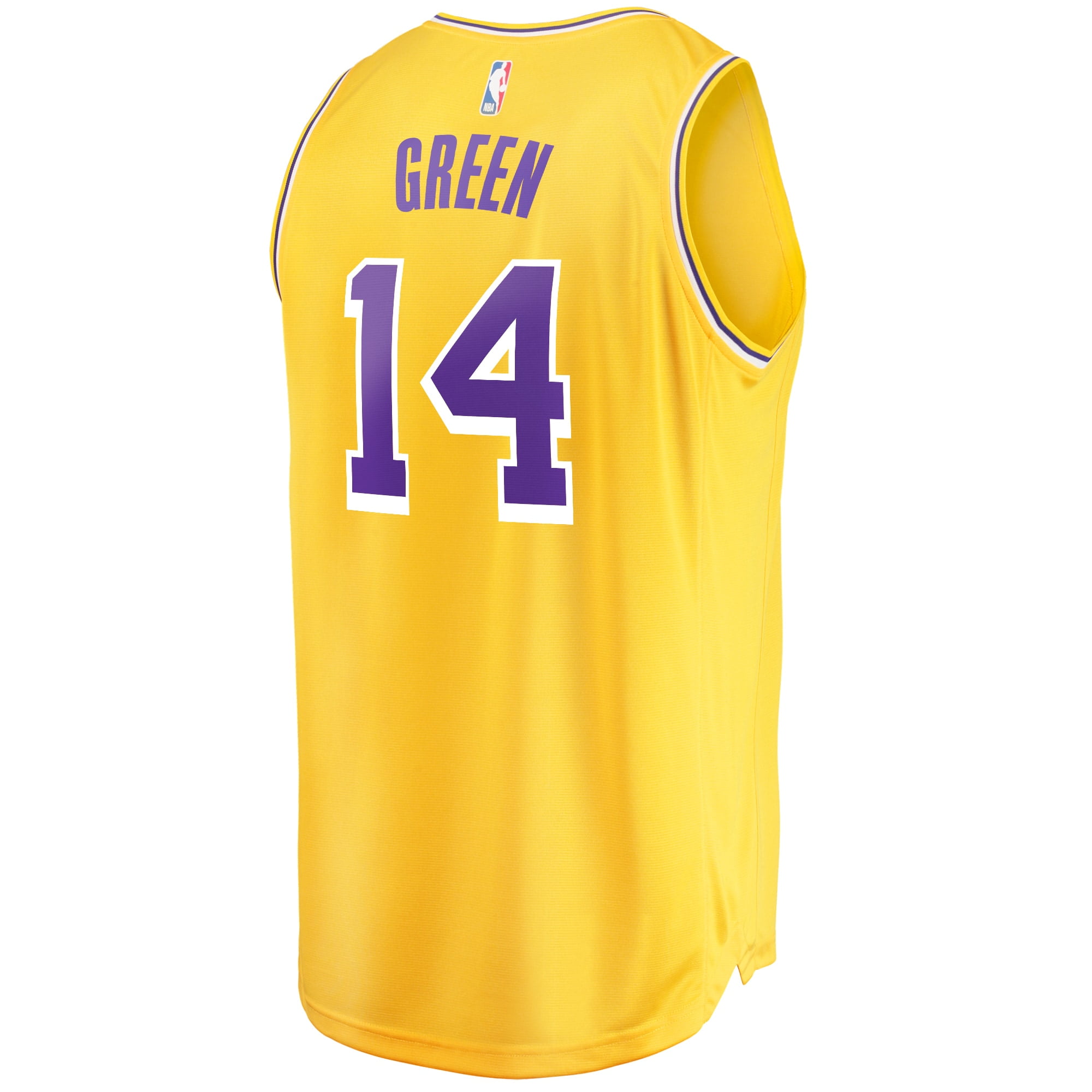 Danny Green Los Angeles Lakers Fanatics Branded Fast Break Replica Player Jersey - Icon Edition - Gold Danny Green Los Angeles Lakers Fanatics Branded Fast Break Replica Player Jersey - Icon Edition - Gold