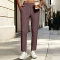 thumbnail image 2 of Njagoc3 Womens Travel Pants with Zipper Pockets Stretchy Work Pants Business Casual Slacks Golf Pants Dressy with Pockets, 2 of 6