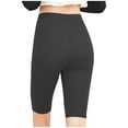 thumbnail image 6 of Penkiiy 2PC Women's Biker Long Shorts Workout Sports High Waisted Shorts Solid Stretch Light Comfort Shorts Leggings 2XL Dark Gray, 6 of 9