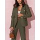 thumbnail image 3 of Traje vendedor caliente del traje de las mujeres de negocios del traje del traje de doble botonadura del traje de negocios de las señoras, 3 of 5