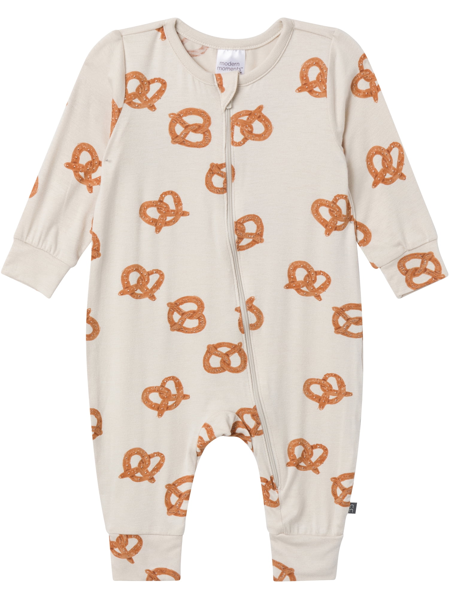 Modern Moments by Gerber Baby Neutral Super Soft Viscose 2-Pack Coveralls, Sizes Newborn - 12 Months