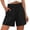 Black, variant on Shorts for Women with Pockets Trendy Versatile Mid-Thigh Length Shorts Lightweight Comfy Elastic High Waisted Womens Shorts Breathable Casual Loose Solid Color Summer Shorts M