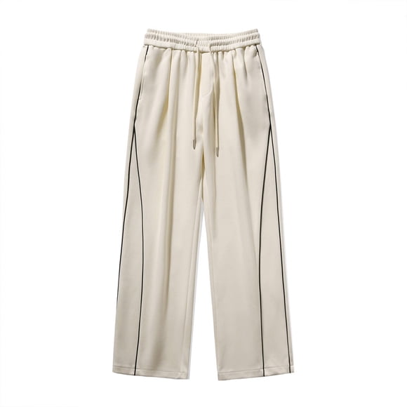 2026 Men’s Casual Straight Pants with Stripes for Everyday Comfort and Loose Fit Everyday Wear Move Freely in Style