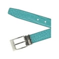 thumbnail image 2 of CTM Leather Croc Print Belt, 2 of 3