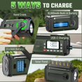 thumbnail image 4 of Radio de emergencia PRUNUS J-924 de 10000 mAh con batería externa y luz, 4 of 6