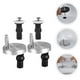 thumbnail image 2 of Juego de 4 accesorios para asiento de inodoro, bisagras, fijaciones, bisagra, tornillo para asiento de inodoro, 2 of 7