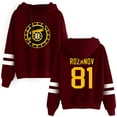 thumbnail image 5 of Heated Rivalry hoodie Ilya Rozanov 81 Hockey hooded drawstring pocketless  sweatshirt men/women pullover, 5 of 6