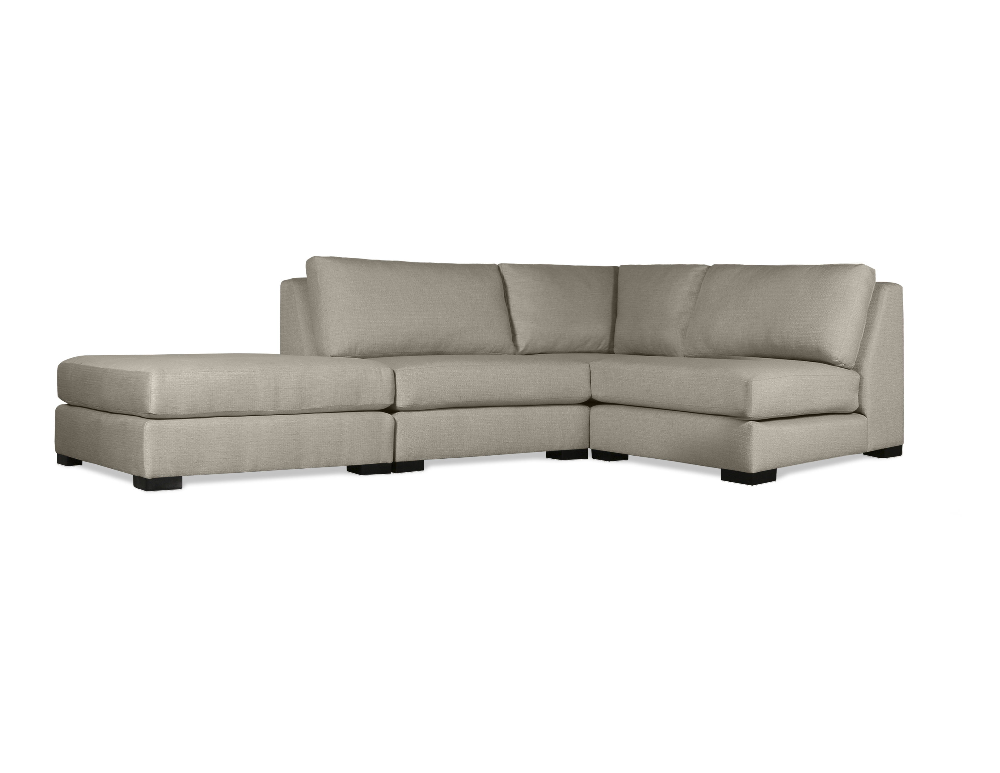 Brown South Cone Home Yorkshire Modular Sectional 