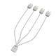 thumbnail image 1 of Adaptador divisor ARGB de 5 V y 3 pines para chasis, conector de memoria, cable de alimentación de interfaz para 1 a 4, 1 of 8