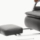 thumbnail image 5 of Work Cushion Office Chairs Mobile Youth Nordic Love Accent Leather Chair Recliner Bedroom Luxury Chaise Bureau Furniture T50BY My Lux Decor Round, 5 of 25