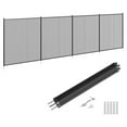 thumbnail image 2 of Emorefun Pool Fences for Inground Pools, 4' x 12' Mesh Pool Safety Fence with Stainless Steel Feet, Black, 2 of 9