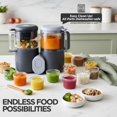 thumbnail image 3 of Procesador de alimentos para beb&eacute;s, vaporera y licuadora, 4 en 1, multifunci&oacute;n, con descongelamiento y recalentamiento, uso como m&aacute;quina de pur&eacute; y triturado, 3 of 8
