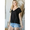 thumbnail image 6 of Short Sleeve V Neck Top, 6 of 10