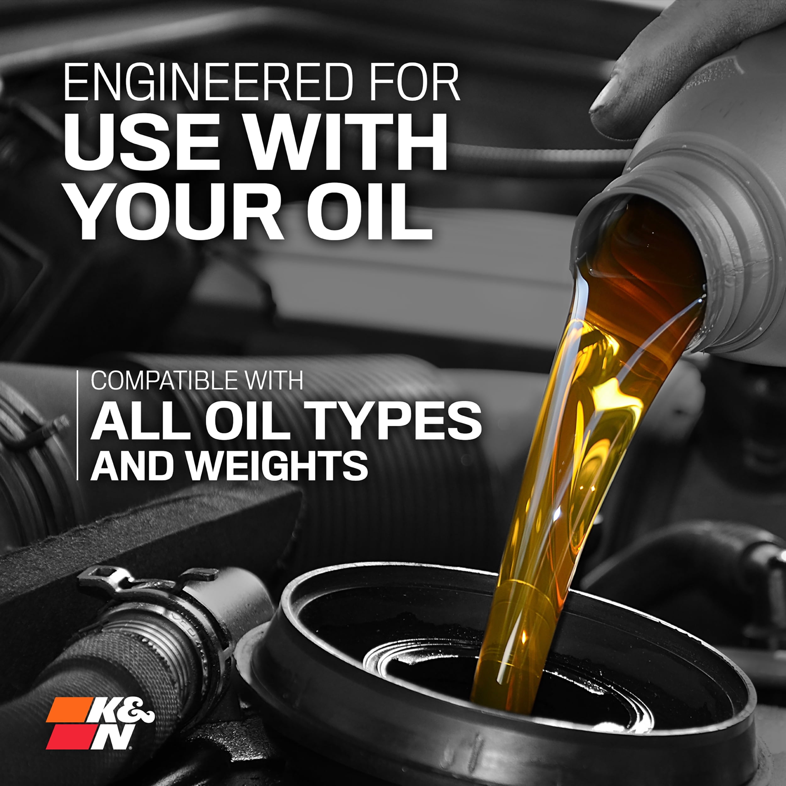 K&N Select Oil Filter: 20,000 Mile Premium Engine Protection, Higher Oil Flow Rates, Compatible with All Oils, SO-7007