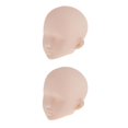 thumbnail image 3 of Vogacara 1/6 Dolls Head Mold without Eyes Make Body DIY up Parts Supplies Dolls Tipo 1 2Conjunto, 3 of 6