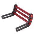 thumbnail image 1 of Pare-Chocs avant en Fibre de Carbone pour SCX10 LCG 1/10 Voiture Rc Crawler 75mm Large Dégradé Noir Rouge Design Angle d'Approche, 1 of 7